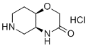(4aS,8aR)-Hexahydro-2H-pyrido[4,3-b][1,4]oxazin-3(4H)-one hydrochloride molecular structure (CAS 2361608-82-2)
