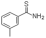 structure of CAS# 2362-63-2, 3-Methylbenzothioamide