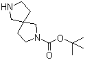 2,7-二氮杂螺[4.4]壬烷-2-羧酸叔丁酯分子结构 (CAS 236406-49-8)