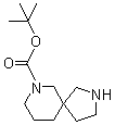 2,7-二氮杂螺[4.5]癸烷-7-羧酸叔丁酯分子结构 (CAS 236406-61-4)