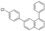 7-(4-氯苯基)-1-苯基萘分子结构 (CAS 2366209-87-0)