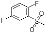 structure of CAS# 236739-03-0, 1,4-Difluoro-2-(methylsulfonyl)benzene