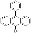 structure of CAS# 23674-20-6, 9-Bromo-10-phenylanthracene