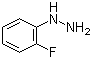 2-氟苯肼分子结构 (CAS 2368-80-1)