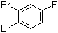 structure of CAS# 2369-37-1, 3,4-Dibromofluorobenzene;1,2-Dibromo-4-fluorobenzene; 3,4-Dibromo-1-fluorobenzene