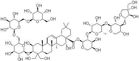 Platycoside E molecular structure (CAS 237068-41-6)
