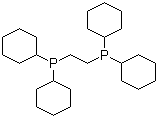 结构式 CAS# 23743-26-2, 1,2-双(二环己基膦基)乙烷