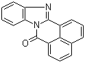 结构式 CAS# 23749-58-8, 7H-苯并咪唑并[2,1-a]苯并[de]异喹啉-7-酮