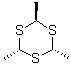 (2alpha,4alpha,6beta)-2,4,6-三甲基-1,3,5-三硫杂环己烷分子结构 (CAS 23769-39-3)