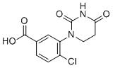 4-Chloro-3-(2,4-dioxotetrahydropyrimidin-1(2H)-yl)benzoic acid molecular structure (CAS 2377645-90-2)