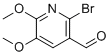 2-Bromo-5.6-dimethoxynicotinaldehyde molecular structure (CAS 2378104-86-8)