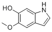 structure of CAS# 2380-82-7, 6-Hydroxy-5-methoxyindole;5-methoxy-1H-indol-6-ol