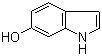 6-羟基吲哚分子结构 (CAS 2380-86-1)