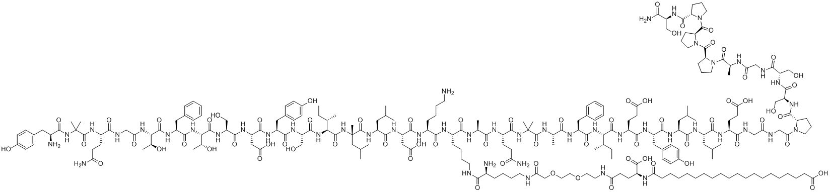 雷他曲肽分子结构 (CAS 2381089-83-2)