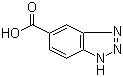 5-羧基苯并三唑分子结构 (CAS 23814-12-2)