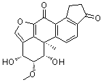 结构式 CAS# 23820-80-6, 绿毛菌醇