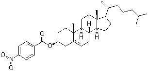 Cholesteryl 4-nitrobenzoate molecular structure (CAS 23838-12-2)