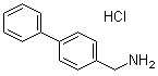 [1,1'-联苯]-4-甲胺盐酸盐分子结构 (CAS 238428-24-5)