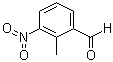 2-甲基-3-硝基苯甲醛分子结构 (CAS 23876-12-2)