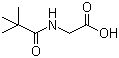 [(2,2-二甲基丙酰基)氨基]乙酸分子结构 (CAS 23891-96-5)