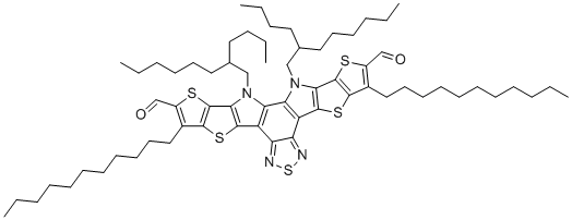 BTP48C11-2CHO molecular structure (CAS 2389125-24-8)