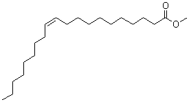 structure of CAS# 2390-09-2, cis-11-Eicosenoic acid methyl ester;Methyl 11(Z)-eicosenoate; Methyl 11-cis-eicosenoate