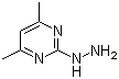 structure of CAS# 23906-13-0, 2-Hydrazino-4,6-dimethylpyrimidine;4,6-Dimethyl-2-hydrazinopyrimidine