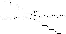 结构式 CAS# 23906-97-0, 四辛基鏻溴化物