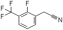 2-氟-3-(三氟甲基)苯乙腈分子结构 (CAS 239087-10-6)