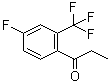 4'-氟-2'-(三氟甲基)苯丙酮分子结构 (CAS 239107-26-7)