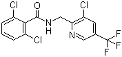 结构式 CAS# 239110-15-7, 氟啶酰菌胺; 2,6-二氯-N-{[3-氯-5-(三氟甲基)-2-吡啶]甲基}苯甲酰胺