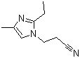 1-氰乙基-2-乙基-4-甲基咪唑分子结构 (CAS 23996-25-0)