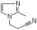 1-氰乙基-2-甲基咪唑分子结构 (CAS 23996-55-6)