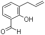 3-烯丙基-2-羟基苯甲醛分子结构 (CAS 24019-66-7)