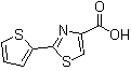 structure of CAS# 24044-07-3, 2-(2-Thienyl)-1,3-thiazole-4-carboxylic acid;2-(2-Thienyl)thiazole-4-carboxylic acid