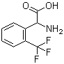 结构式 CAS# 240490-00-0, 2-(三氟甲基)苯基甘氨酸