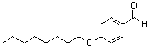 structure of CAS# 24083-13-4, 4-(Octyloxy)benzaldehyde;4-(n-Octyloxy)benzaldehyde; p-(Octyloxy)benzaldehyde