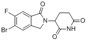 3-(5-Bromo-6-fluoro-1-oxoisoindolin-2-yl)piperidine-2,6-dione molecular structure (CAS 2409005-96-3)
