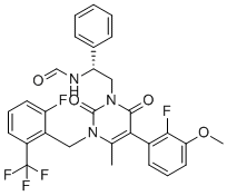 Elagolix Formamide molecular structure (CAS 2409132-63-2)