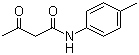 structure of CAS# 2415-85-2, N-(4-Methylphenyl)-3-oxobutanamide;N-Acetoacetyl-p-toluidine