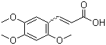 trans-2,4,5-Trimethoxycinnamic acid molecular structure (CAS 24160-53-0)