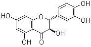 structure of CAS# 24198-97-8, (±)-Dihydroquercetin;(±)-Taxifolin; (2R,3R)-rel-2-(3,4-Dihydroxyphenyl)-2,3-dihydro-3,5,7-trihydroxy-4H-1-benzopyran-4-one