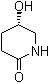 (S)-5-Hydroxy-2-piperidinone molecular structure (CAS 24211-54-9)