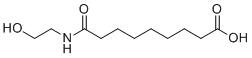Azelamide monoethanolamine molecular structure (CAS 242132-61-2)