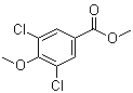 3,5-Dichloro-4-methoxybenzoic acid methyl ester molecular structure (CAS 24295-27-0)