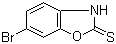 6-Bromo-2(3H)-benzoxazolethione molecular structure (CAS 24316-84-5)