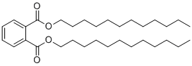 双十二烷基邻苯二甲酸酯分子结构 (CAS 2432-90-8)