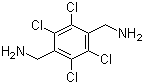 2,3,5,6-Tetrachloro-1,4-benzenedimethanamine molecular structure (CAS 24342-97-0)
