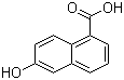 6-羟基-1-萘甲酸分子结构 (CAS 2437-17-4)