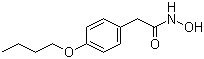 丁苯羟酸分子结构 (CAS 2438-72-4)